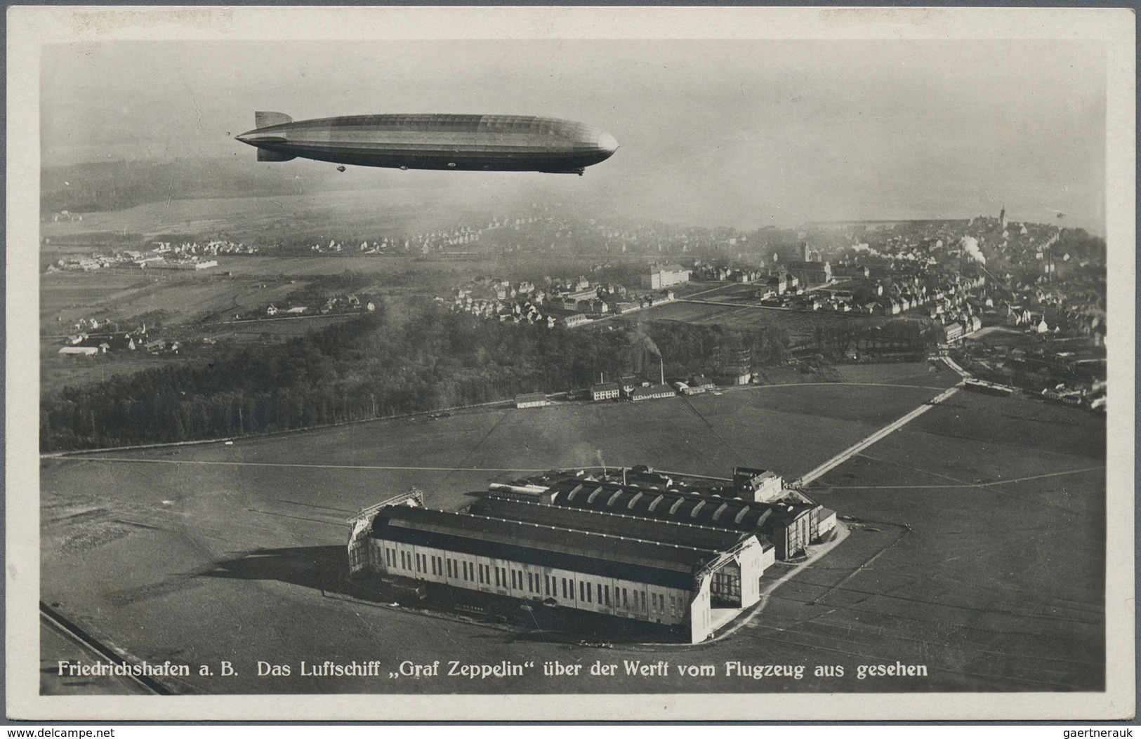 Zeppelinpost Deutschland: 1929, Si. 30Bd, WELTRUNDFAHRT/ETAPPE FHFN-FHFN: Bordpost-Luxuskarte Mit 4 - Airmail & Zeppelin