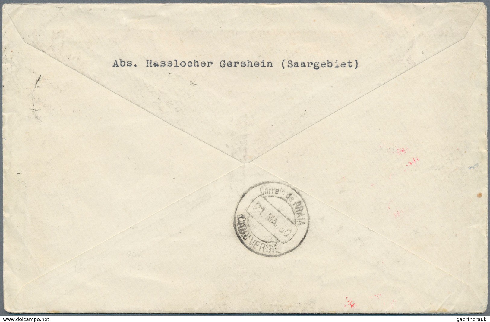 Zeppelinpost Deutschland: 1930: SAAR/SÜDAMERIKAFAHRT 1930: Schönfrankierter Brief Mit 2x 10 Fr Madon - Luchtpost & Zeppelin