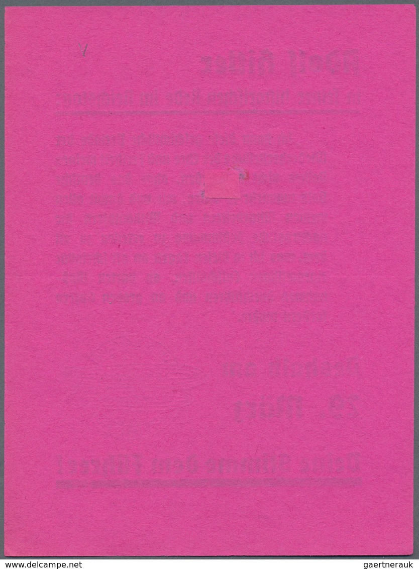 Zeppelinpost Deutschland: 1936, LZ 129 DEUTSCHLANDFAHRT-Besonderheiten: 5 Verschiedene Propagandazet - Luft- Und Zeppelinpost