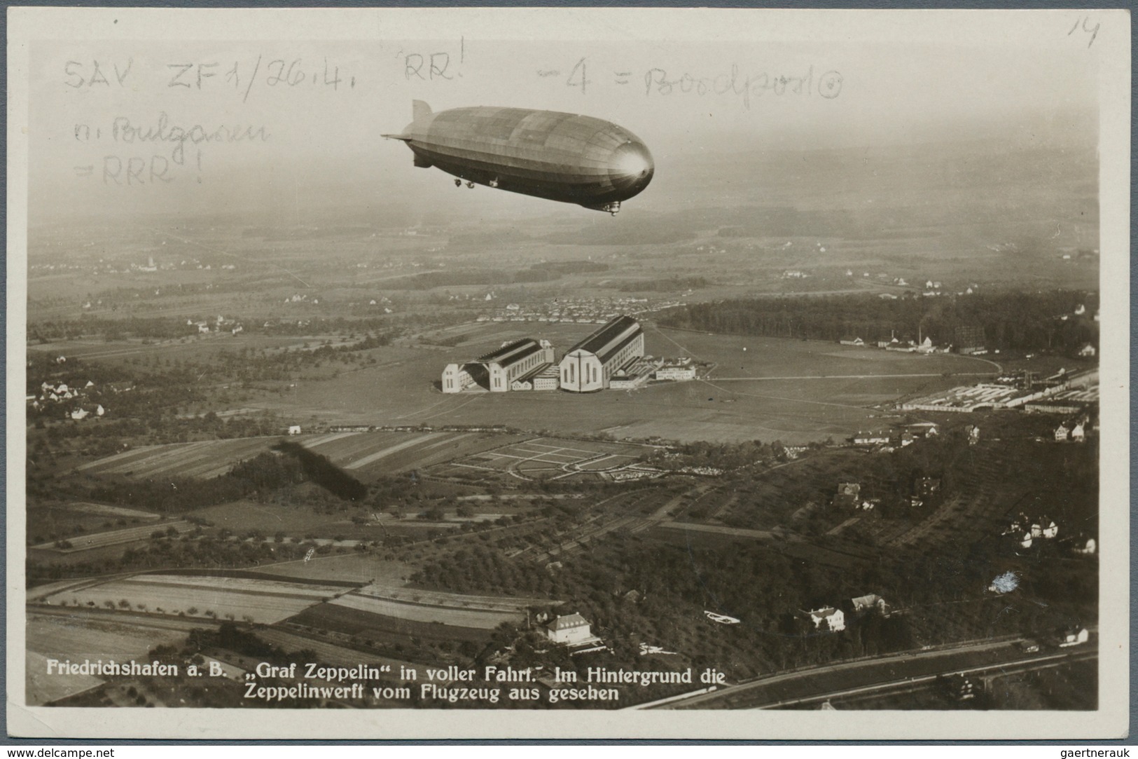 Zeppelinpost Europa: 1930: LZ 127/ EUROPEAN QUOTA CLUB CONVENTION: Deutsche Zeppelin-Sonderfahrtkart - Sonstige - Europa