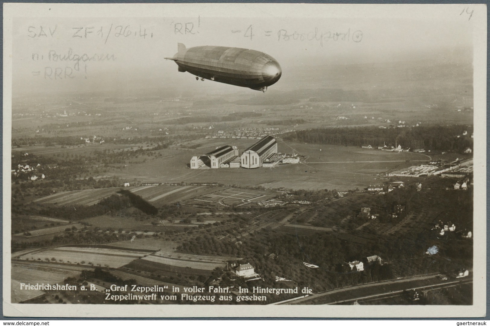 Zeppelinpost Europa: 1930: LZ 127/ EUROPEAN QUOTA CLUB CONVENTION: Deutsche Zeppelin-Sonderfahrtkart - Europe (Other)