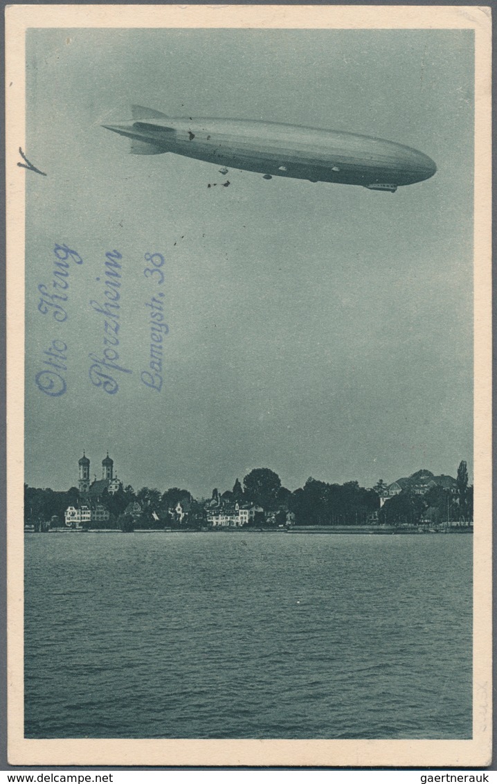 Zeppelinpost Europa: 1930, Ungarn, Vogtlandfahrt, Großartige, Sehr Seltene Vertragsstaatenkarte Mit - Sonstige - Europa