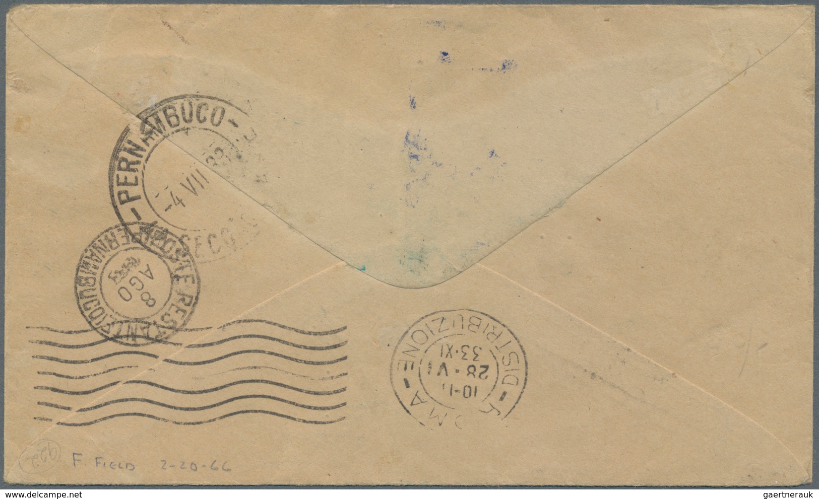 Zeppelinpost Europa: 1933. Scarce Malta Treaty Cover Flown On The Graf Zeppelin's 1933 3. Südamerika - Sonstige - Europa