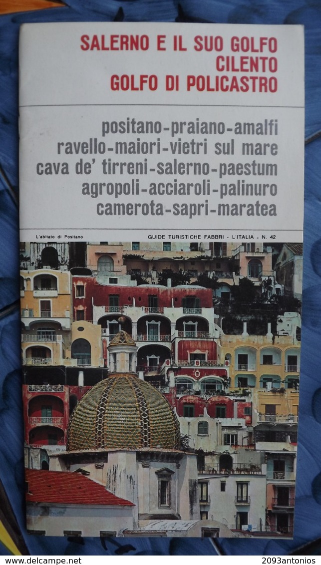 GUIDA TURISTICA SALERNO E IL SUO GOLFO POSITANO CAVA DE TIRRENI - ANNO 1968 - Salerno