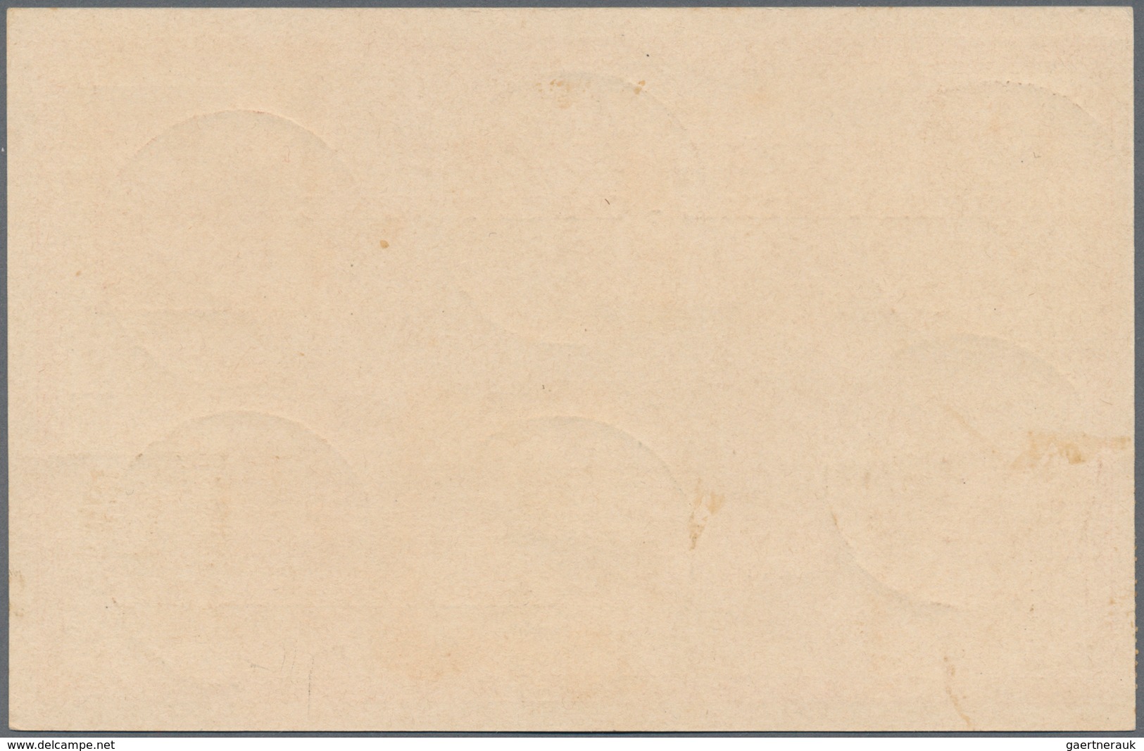 Albanien: 1913, 2 Q Red-brown/yellow And 10 Q To 1 Fr Dark-brown/brown On 10 Q Red Postal Stationery - Albanien