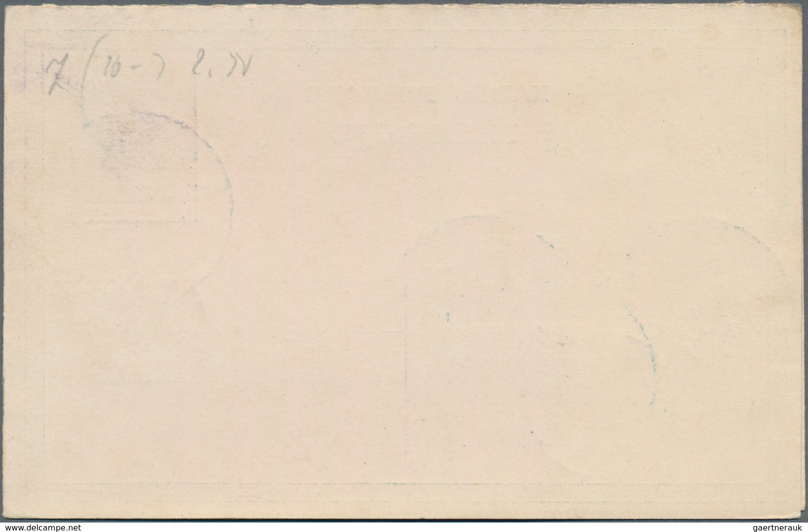 Albanien - Ganzsachen: 1913, 5 Q/5Q Green Postal Stationery Double Postcart With Additional Franking - Albanien