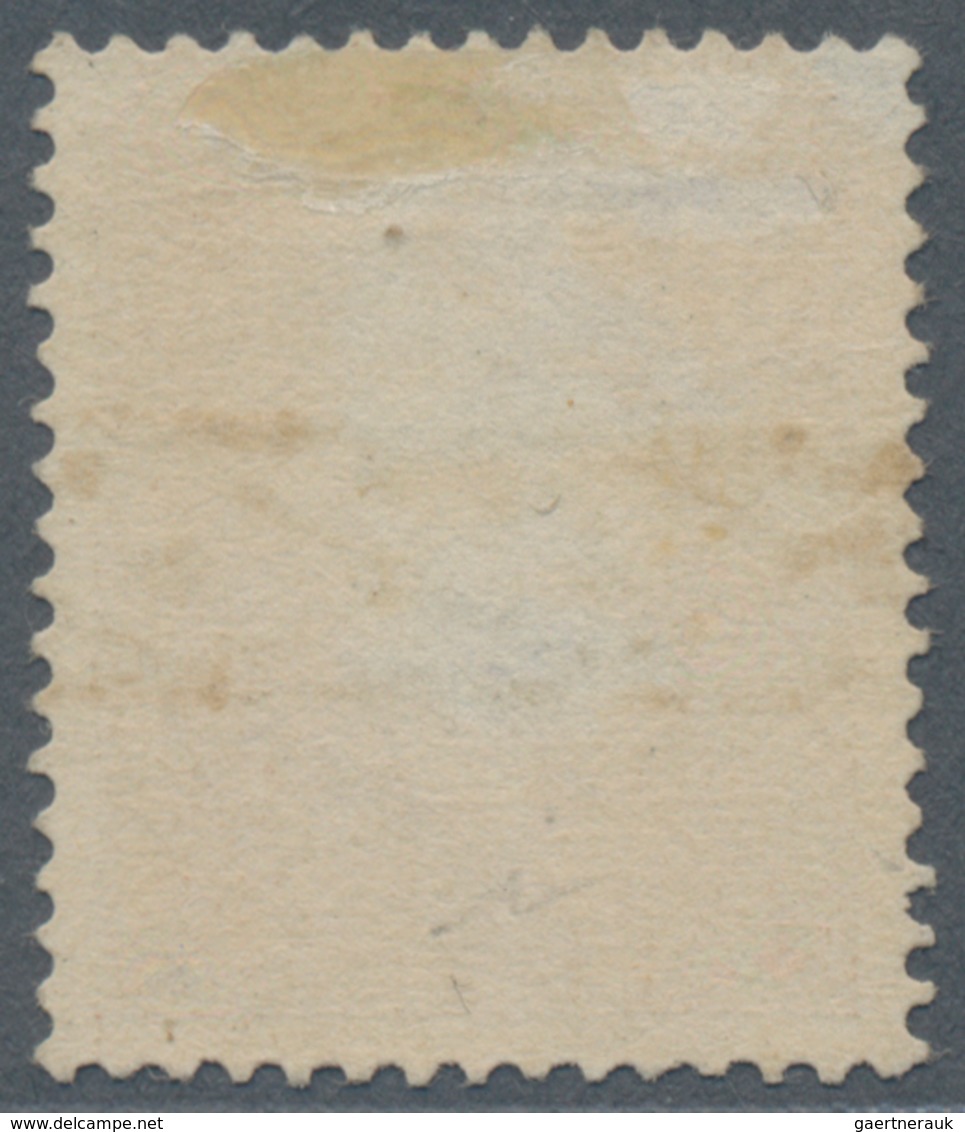 Belgien: 1878, Leopold II. 5fr. Redbrown Fine Used With Roller Cancel But Minor Thinned, Scarce Stam - Other & Unclassified