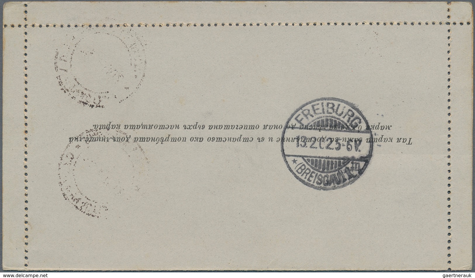 Bulgarien - Ganzsachen: 1902, 5 St. Card Letter With Additional Franking Of 5 And 15 St Via Jambol T - Postcards