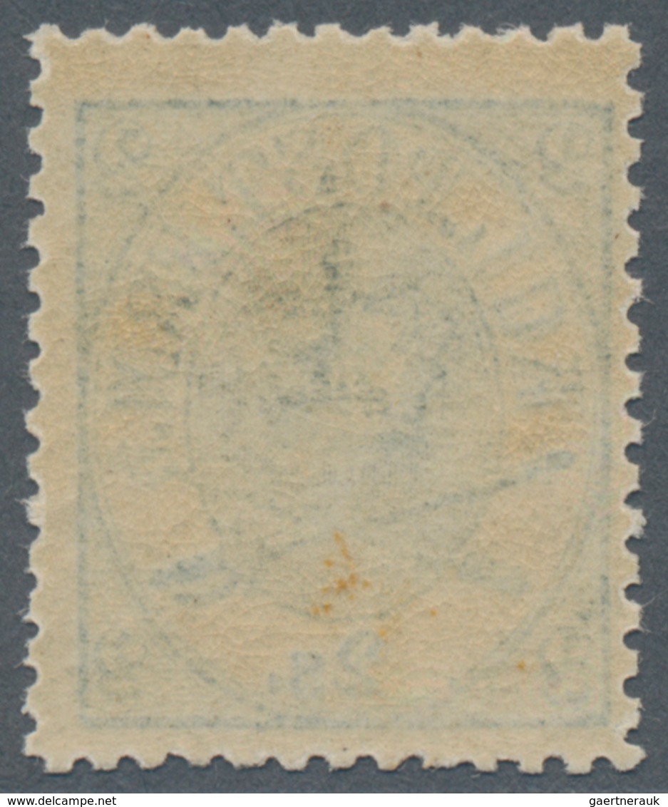 Dänemark: 1870 2s. Blue From 7th Printing, PERF 12½, MINT NEVER HINGED, Very Lightly Stained (gum), - Ongebruikt