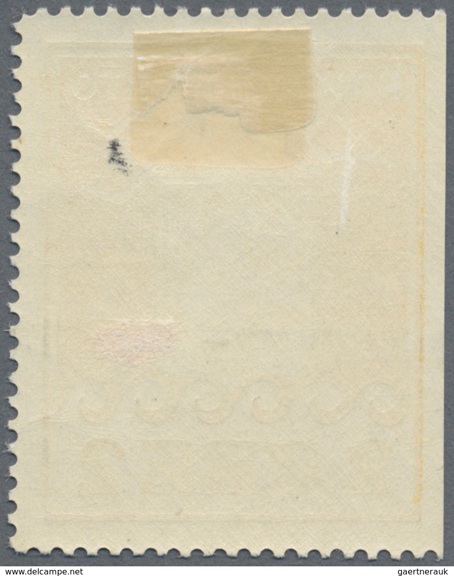 Dänemark - Grönland: 1915, 2 Ore Yellow, Imperforated At Left, Mint Hinged. Michel 300 € For Perfora - Brieven En Documenten