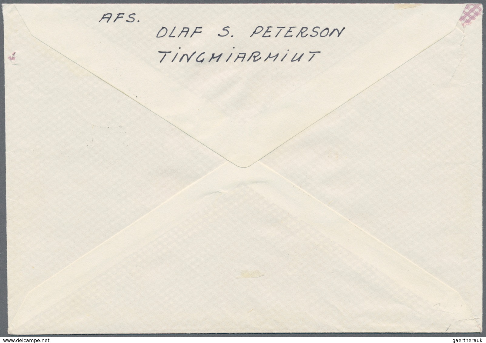 Dänemark - Grönland: 1945, America Issue 2 Kr. With Left Bottom Corner Margin On Nice Envelope From - Briefe U. Dokumente