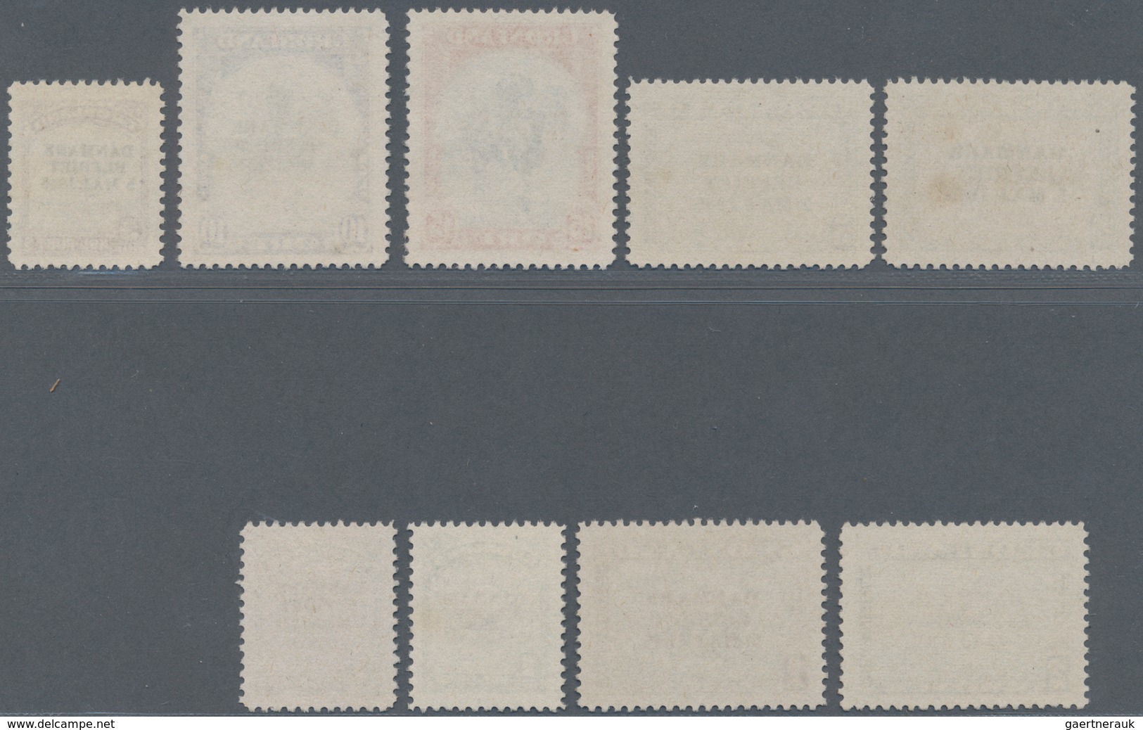 Dänemark - Grönland: 1945, Liberation Of Denmark, Overprinted Set Fine Cancelled Julianehaab, Only 2 - Covers & Documents