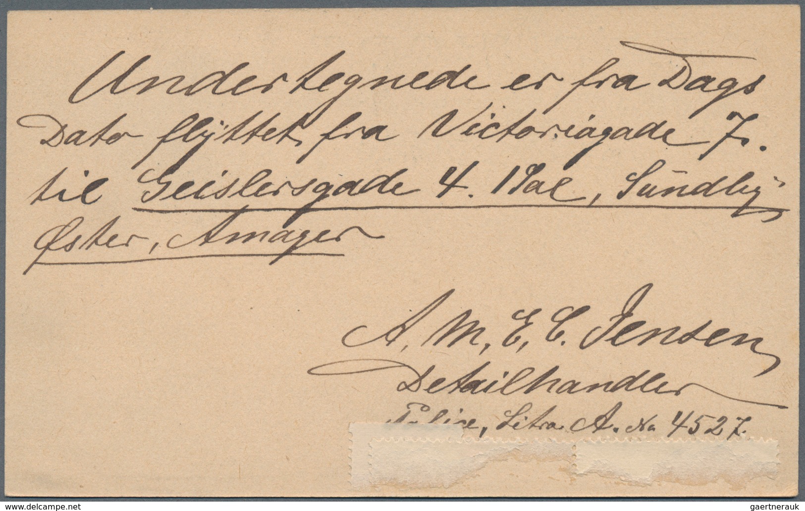 Dänemark - Ganzsachen: CITY MAIL: 1885 (ca.), "BREVKORT Kjobenhavns Bypost" Two Postal Stationery Po - Postwaardestukken