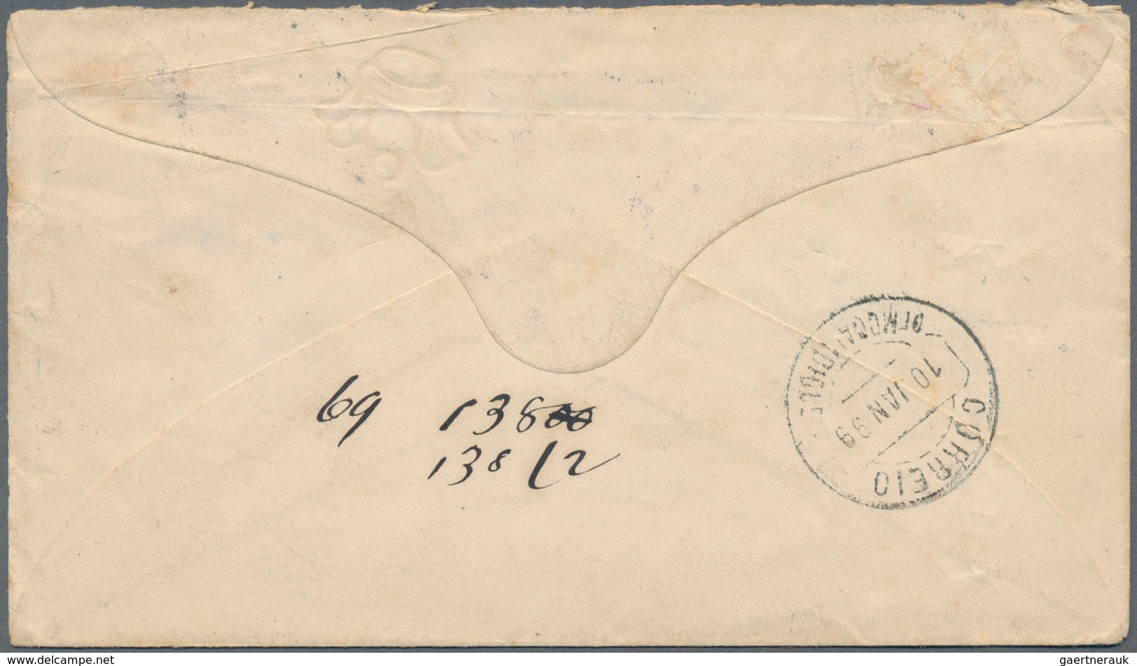 Dänemark - Ganzsachen: 1898 Destination LOURENÇO MARQUES: Postal Stationery Envelope 4 øre Used From - Postal Stationery