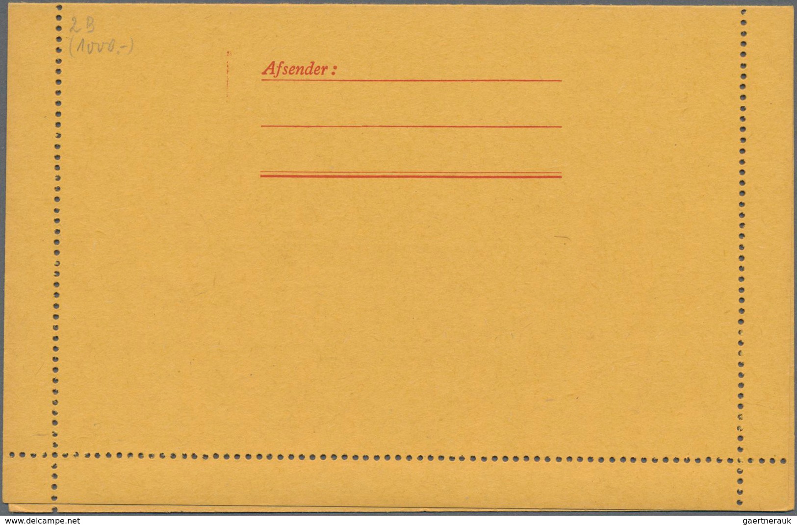 Dänemark - Ganzsachen: 1953/63 Four Unused Service Card Letters For The Personal Register, 360 M€, V - Postal Stationery