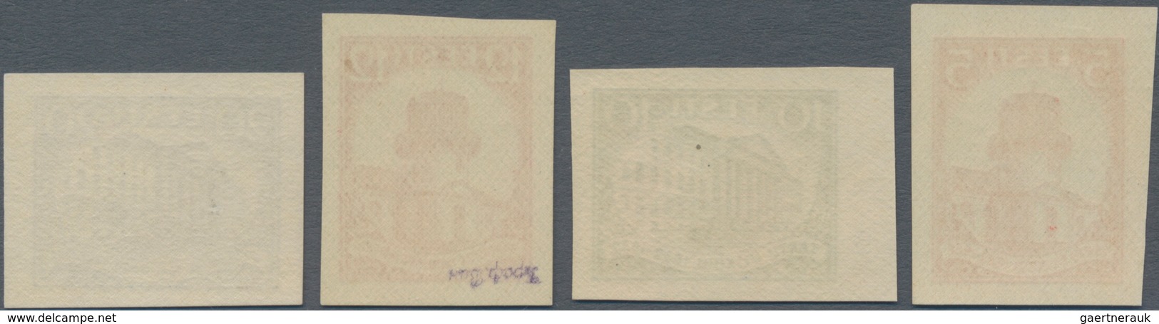 Estland: 1932, 300 Years University Of Dorpat (Tartu) Set Of Imperforated Proofs. Expertised Löbberi - Estland