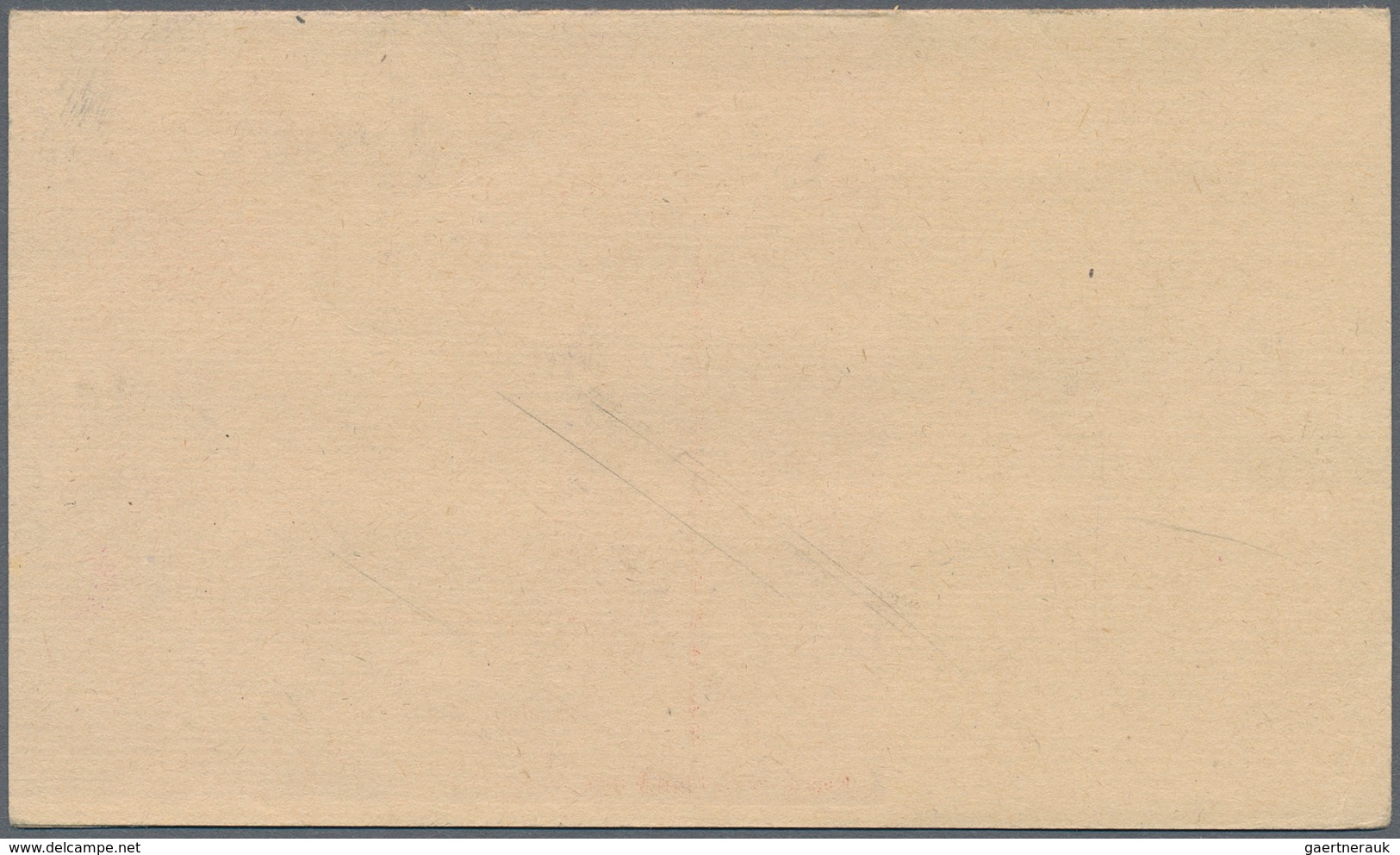 Estland - Ganzsachen: 1923, 9/9 Mk Brick-red Postal Stationery Double Postcard From Rakvere To Hambu - Estland