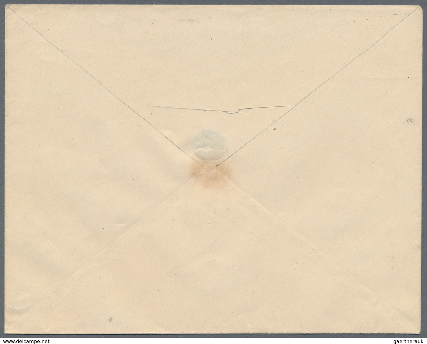 Finnland - Ganzsachen: 1871, 20 P Light Blue Postal Stationery Cover With A Round Bar Cancel From AB - Postwaardestukken