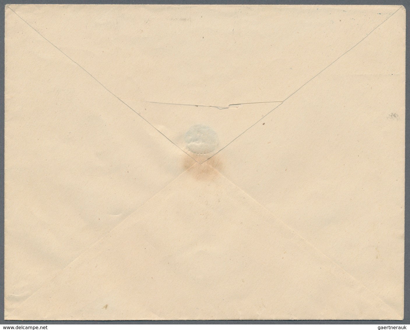 Finnland - Ganzsachen: 1871, 20 P Light Blue Postal Stationery Cover With A Round Bar Cancel From AB - Postal Stationery