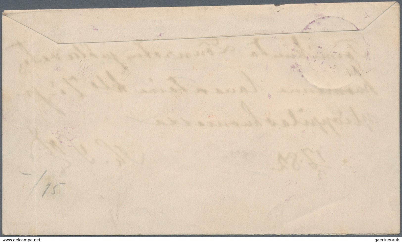 Finnland - Ganzsachen: 1882, 10 P. Card Letter "STADSPOSTEN I HELSINGFORS" Used With Violett Line Ca - Postal Stationery