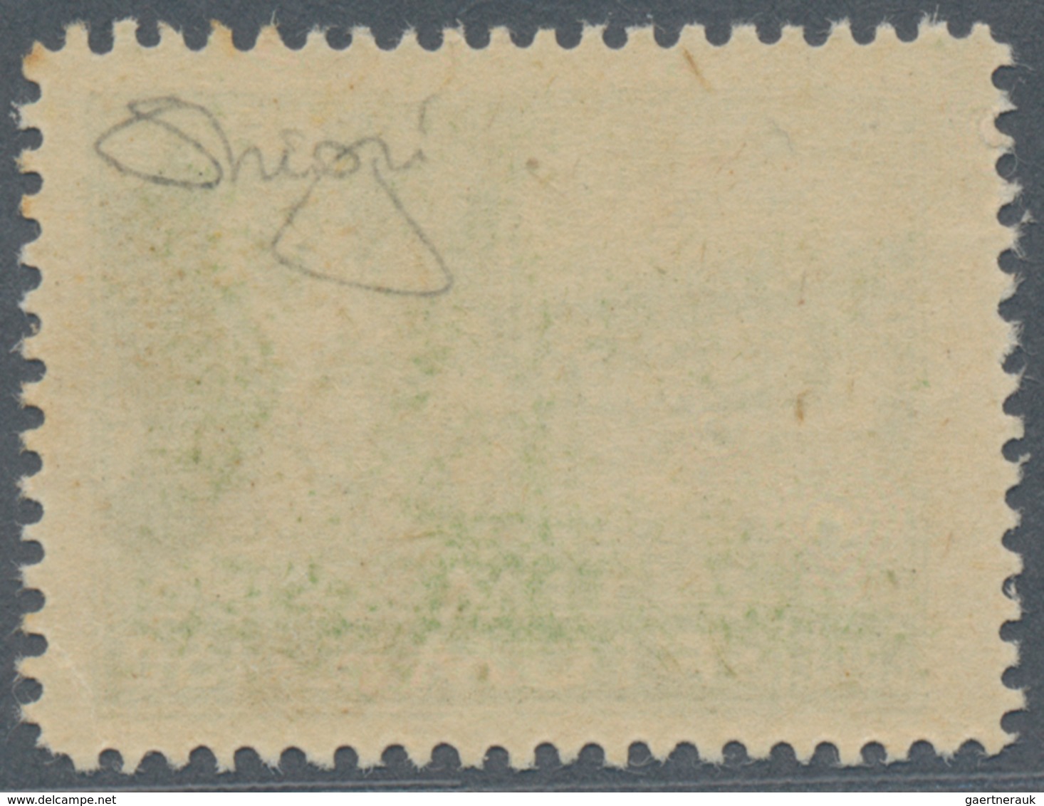 Fiume: 1919, 50 C Green On "C" Paper, With The Not Catalogued Perforation 12 1/2 X 13, Mint (one Bro - Fiume