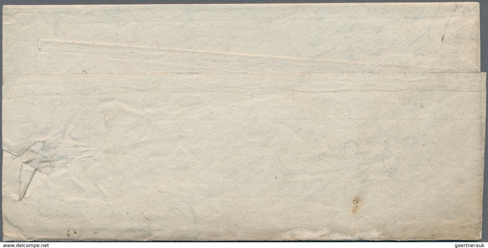 Frankreich - Vorphilatelie: 1821/22 5 Folded Letters From A Correspondence Of Neuf Château (Vosges), - 1792-1815: Départements Conquis