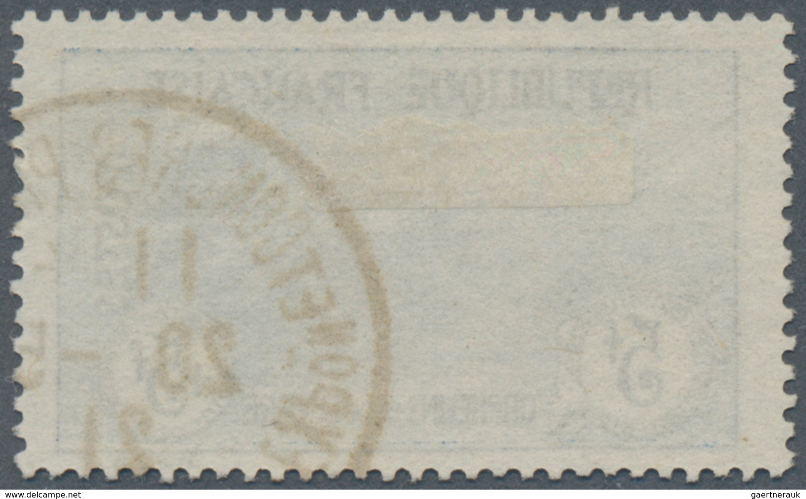 Frankreich: 1917. "Orphelins 5fr+5fr", Used Single Stamp, Fine Copy. (Maury 155) - Sonstige & Ohne Zuordnung