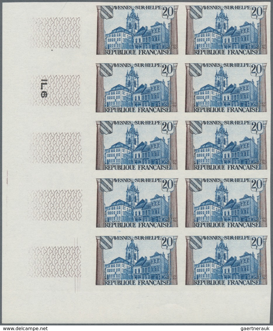 Frankreich: 1959, 300 Years Pyrenees, Avesnes-sur-Helpe And Perpignan At France Complete Set Of Thre - Sonstige & Ohne Zuordnung