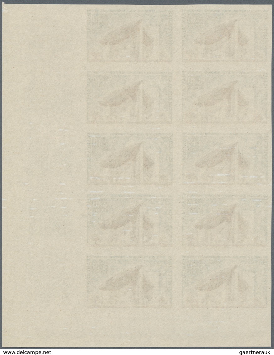 Frankreich: 1965, Tourism complete set of seven 0.40fr. Ronchamp church, 0.50fr. Moustiers-Sainte-Ma