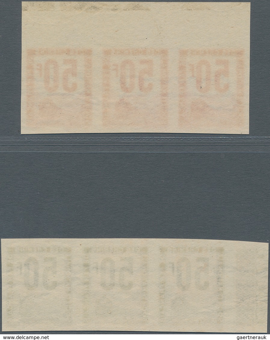 Frankreich - Postpaketmarken: 1944, Societe National Des Chemins De Fer Francais, 50fr. Red And 50fr - Altri & Non Classificati