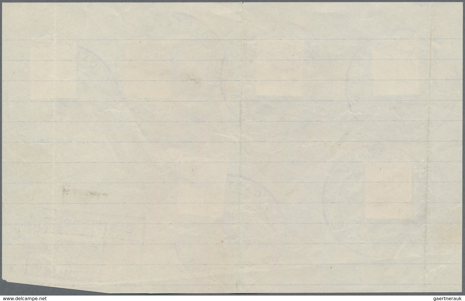 Französische Besetzung I. WK - Castellorizo: 1921, French Levant 1c., 2c., 3c., 5c., 15c. And 1pi. O - Andere & Zonder Classificatie