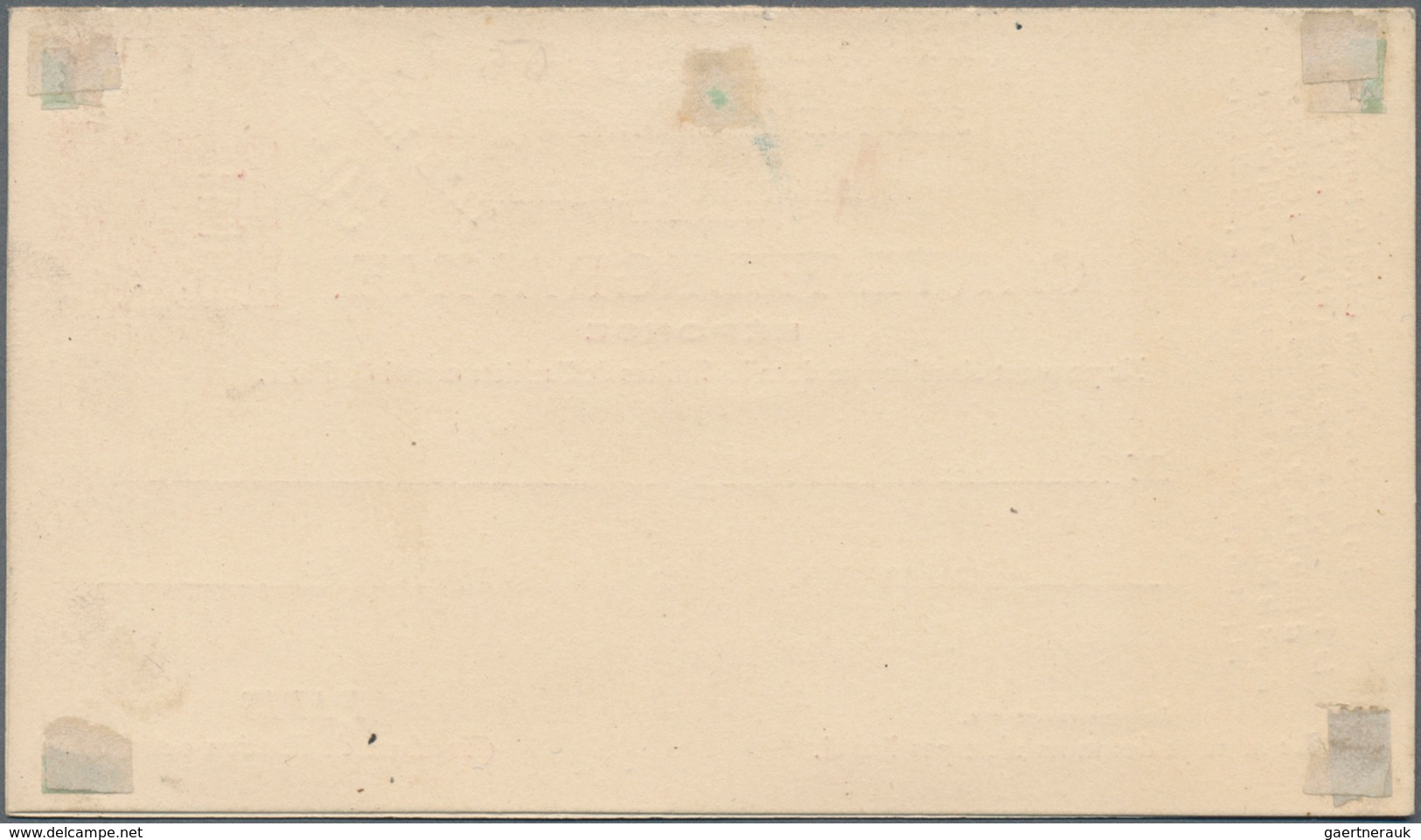 Frankreich - Ganzsachen: 1880, 50 C/50 C Carmine Pneumatic Double Postcard, 30 C On 50 C Overprint P - Sonstige & Ohne Zuordnung