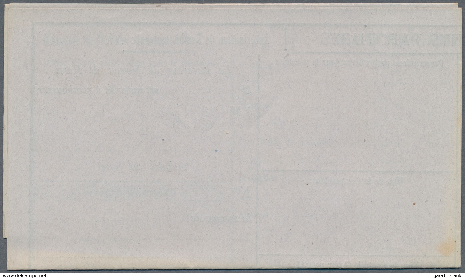 Frankreich - Ganzsachen: 1914, 30c Black "Postes Et Télégraphes" Postal Stationery Folded Letter Wit - Sonstige & Ohne Zuordnung