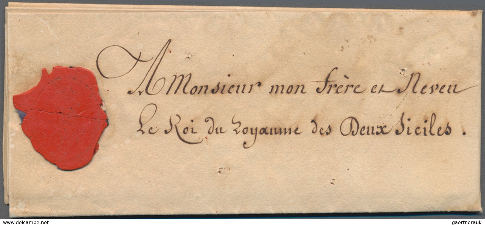 Frankreich - Besonderheiten: 1832, "Ludwig Philipp" (citizen King), Signature In The Letter-text, Fo - Andere & Zonder Classificatie