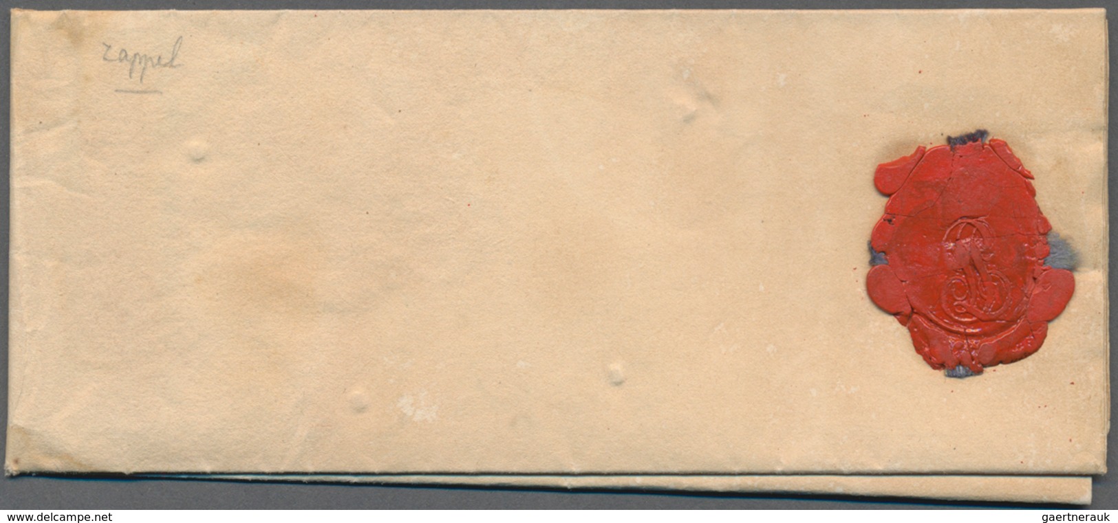 Frankreich - Besonderheiten: 1832, "Ludwig Philipp" (citizen King), Signature In The Letter-text, Fo - Andere & Zonder Classificatie