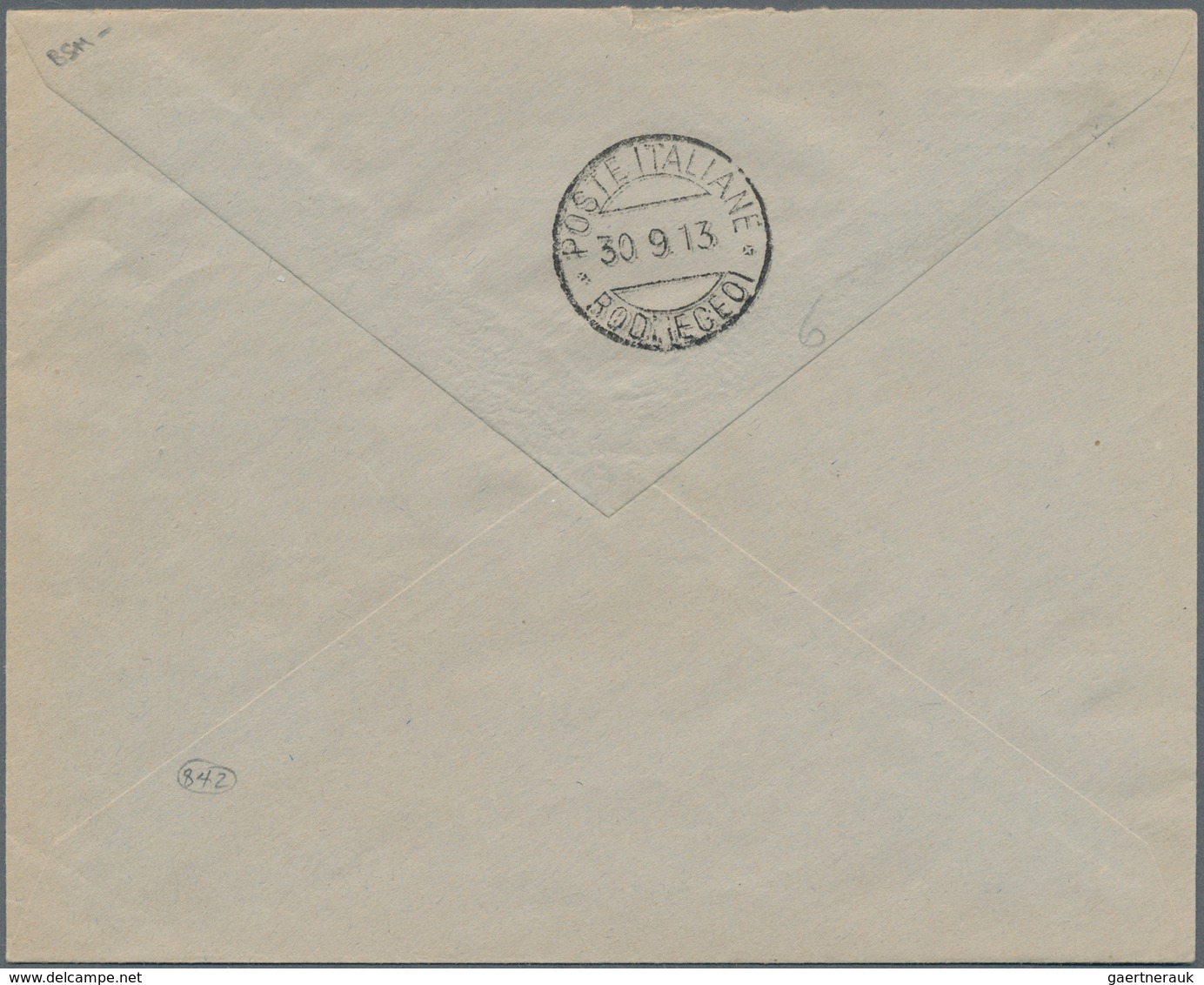 Griechenland - Lokalausgaben: 1913, Castellorizo: Ottoman Empire, 1 Pia Black On Rose Postage Due (M - Andere & Zonder Classificatie