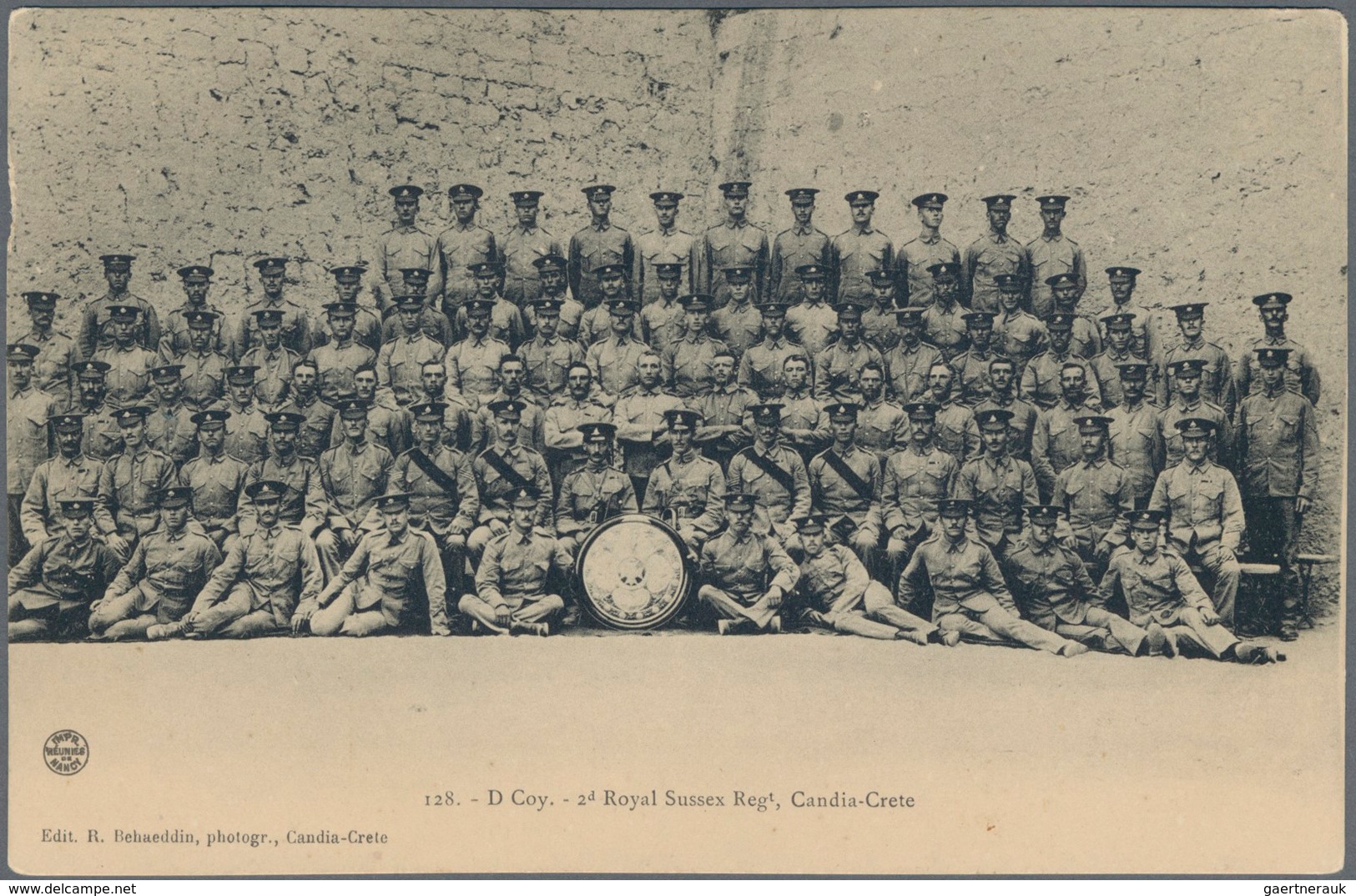 Griechenland - Besonderheiten: 1907, CRETE, Franked Postcard Of The British Occupation Troops From I - Andere & Zonder Classificatie