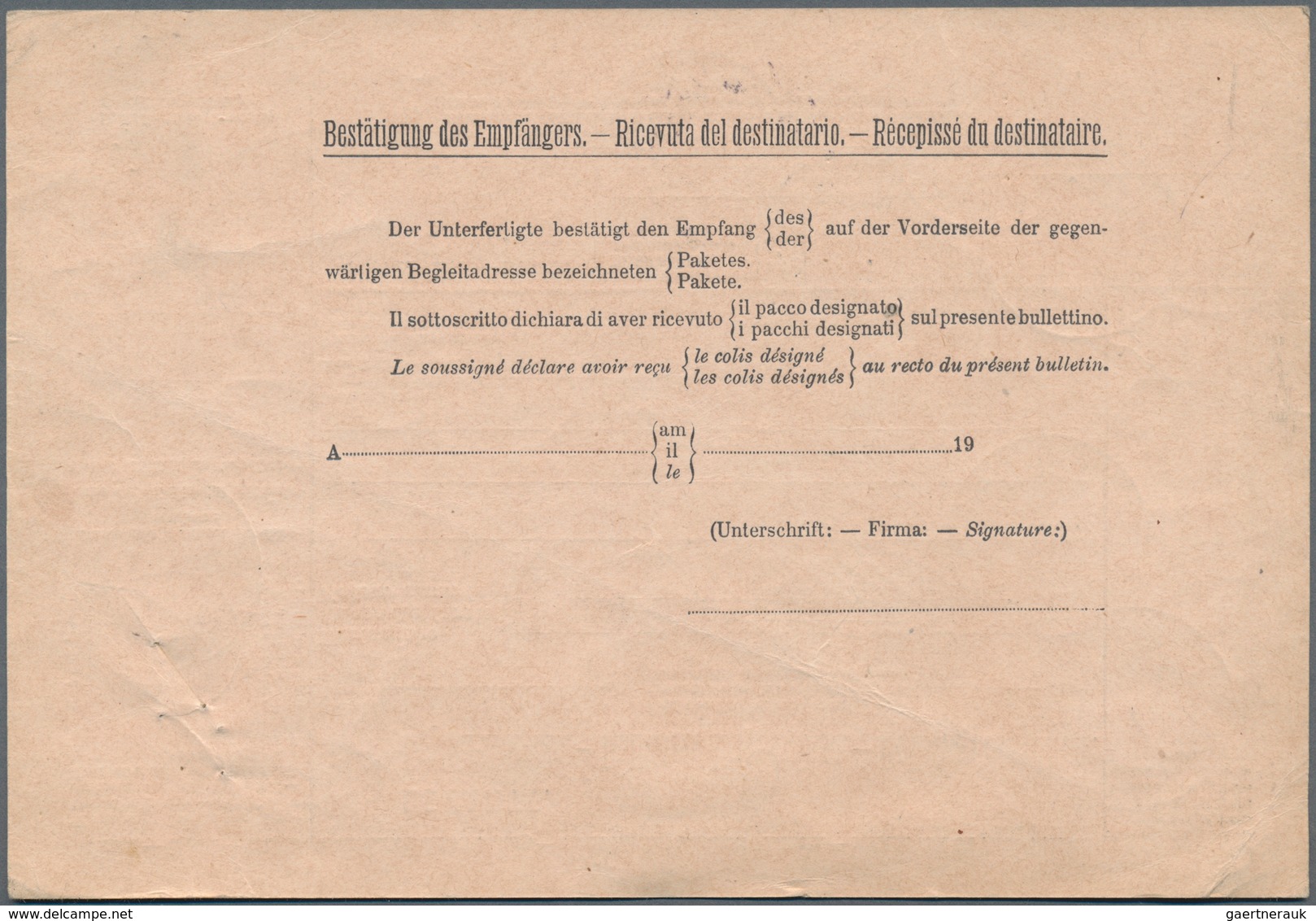 Griechenland - Besonderheiten: 1914, "SALONICHI. ÖSTERR. POST" Double Circle Of The Levant Post Offi - Andere & Zonder Classificatie