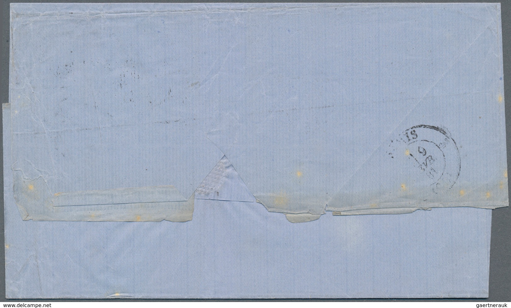 Großbritannien: 1881 (7.2.), Folded Entire Bearing QV ½d. Deep Green And 2½d. Blue (plate 20) Both W - Sonstige & Ohne Zuordnung