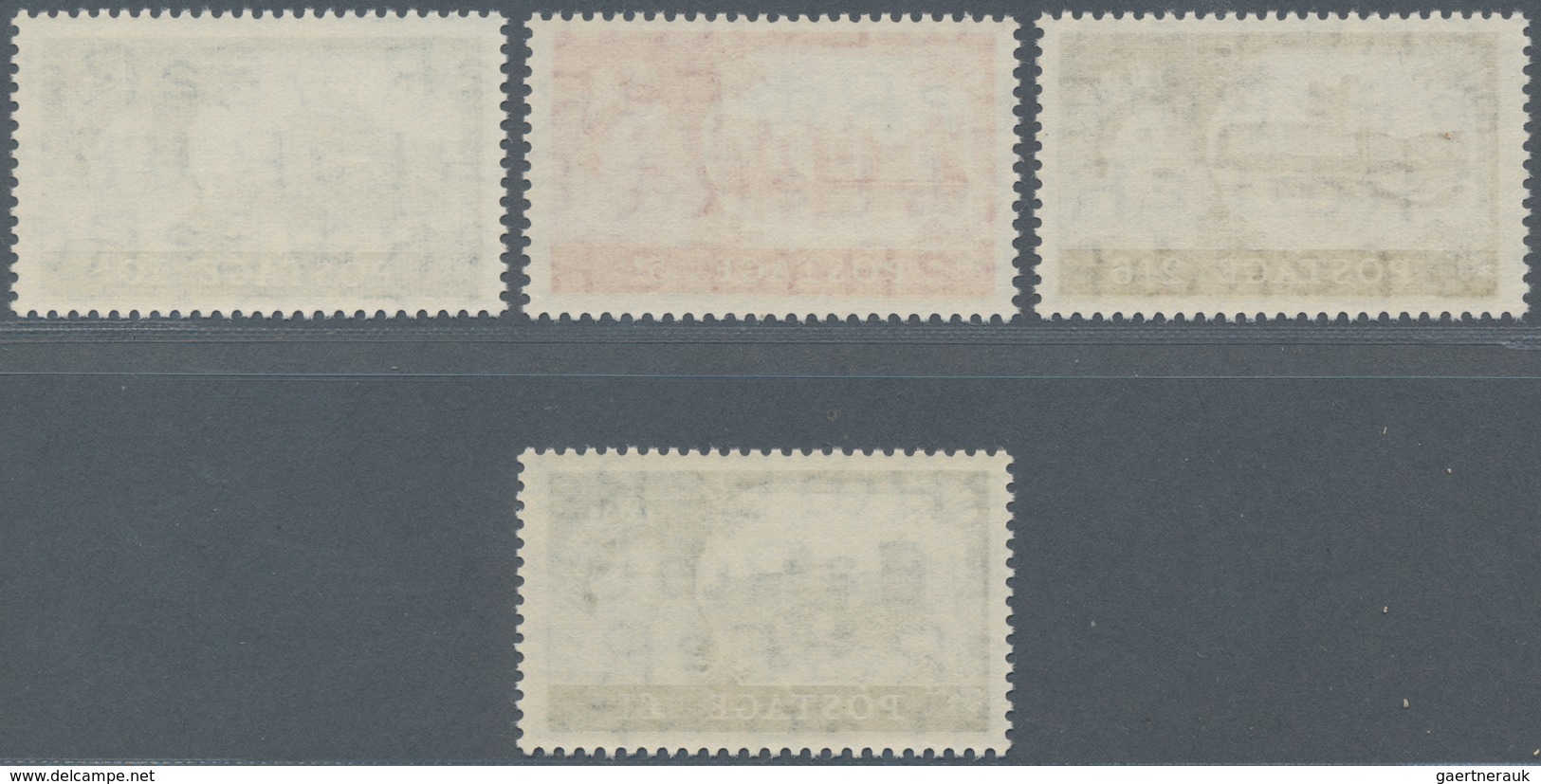 Großbritannien: 1955, Postage Stamps Castles 2,6 Sh.-1 Pfd., Mint NH, Complete Luxury Set . - Sonstige & Ohne Zuordnung