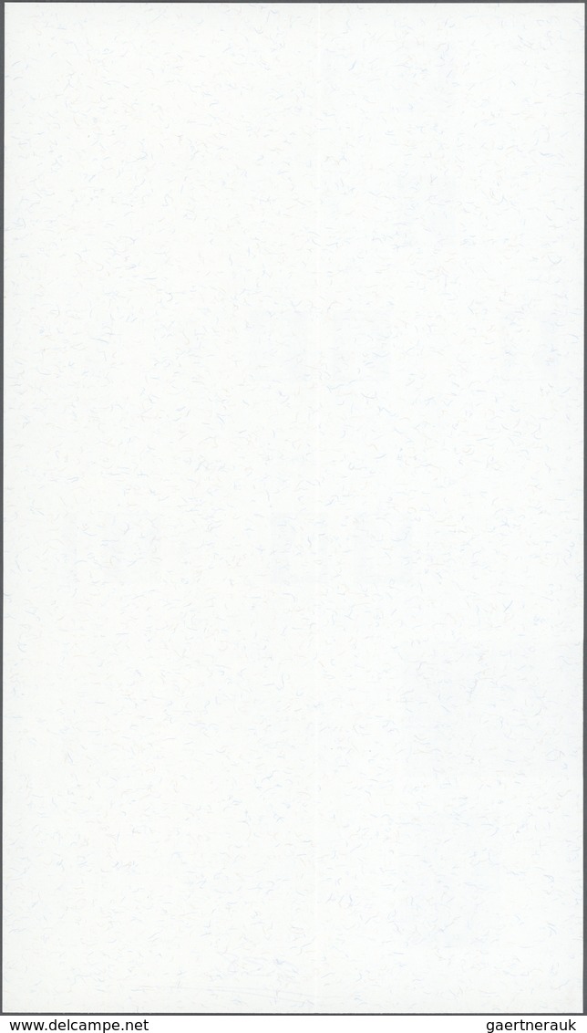 Großbritannien - Machin: 1997/1998, Proof Sheet On Gummed Paper (vertical Fold), Size 17,3:30 Cm, De - Machins