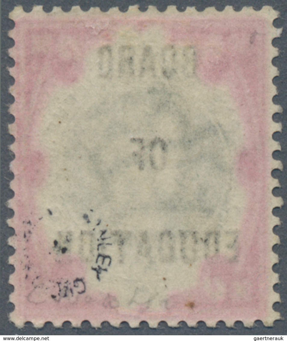 Großbritannien - Dienstmarken: 1902, Board Of Education, QV 1s. Green/carmine, Slightly Altered/fade - Dienstzegels