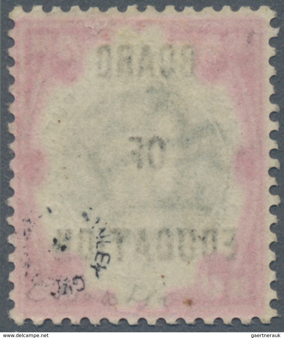 Großbritannien - Dienstmarken: 1902, Board Of Education, QV 1s. Green/carmine, Slightly Altered/fade - Officials