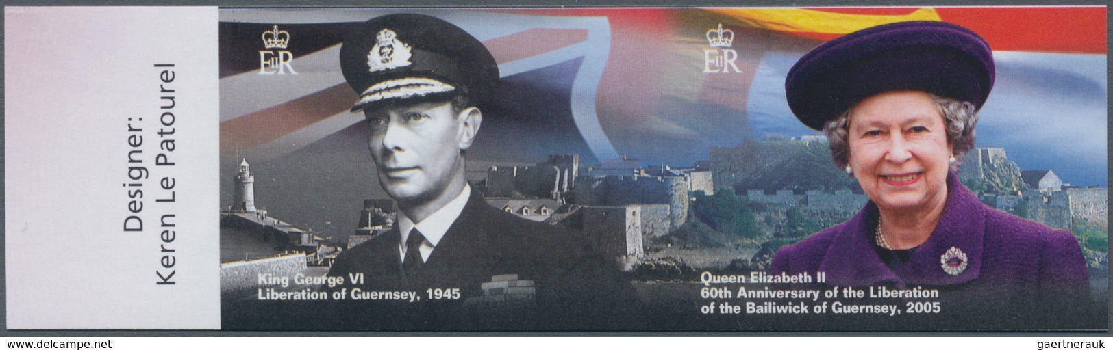 Großbritannien - Guernsey: 2005, 2 Values "60th Anniversary Of The End Of The 2nd World War" As Comp - Guernsey