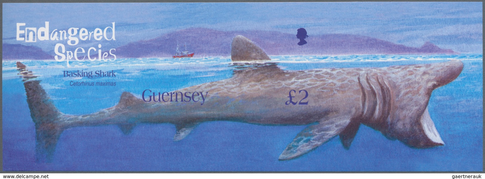 Großbritannien - Guernsey: 2005, Miniature Sheet "Endangered Species - Basking Shark" In Original Si - Guernsey