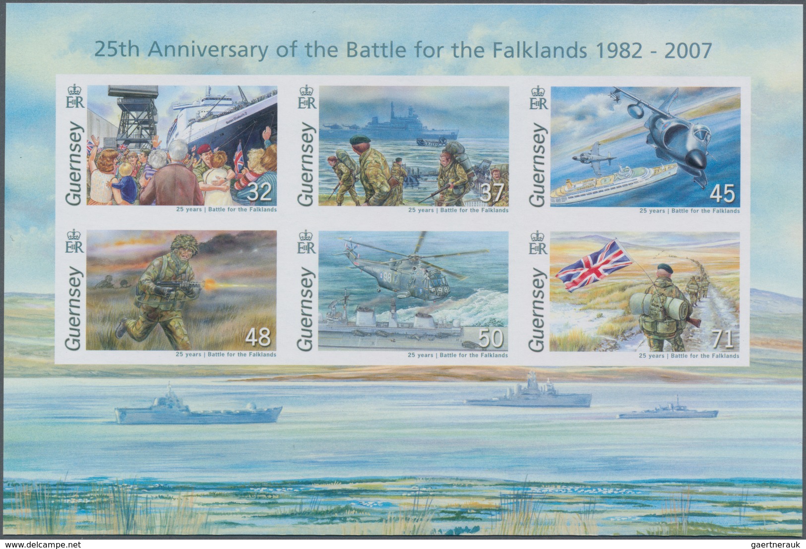 Großbritannien - Guernsey: 2007. IMPERFORATE Souvenir Sheet For The Issue "25th Anniversary Of The F - Guernsey