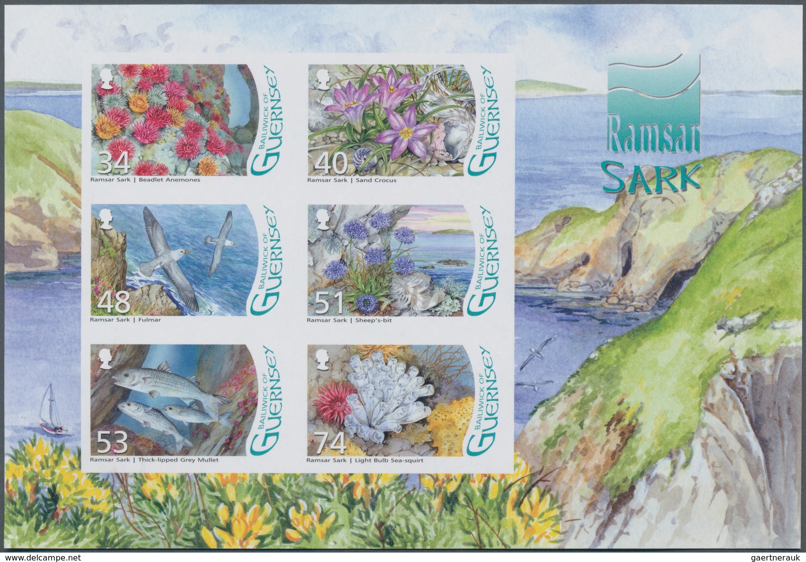 Großbritannien - Guernsey: 2008. IMPERFORATE Souvenir Sheet For The Set "International Convention On - Guernsey