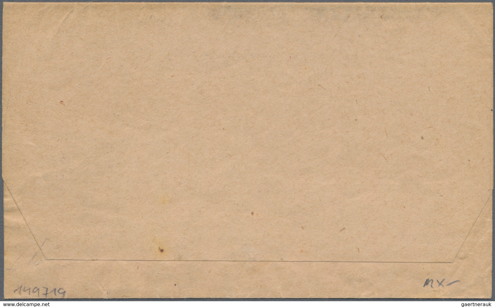 Britische Post In Marokko - Ganzsachen: 1917 (ca.), 5 C Overprint On 1/2 Penny Blue Postal Stationer - Morocco Agencies / Tangier (...-1958)