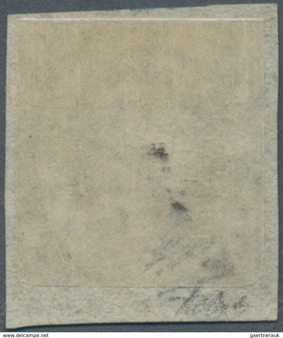 Ionische Inseln: 1859, 1d. Blue, Close To Full Margins, Fine Used Copy, Signed Oliva. - Ionische Eilanden