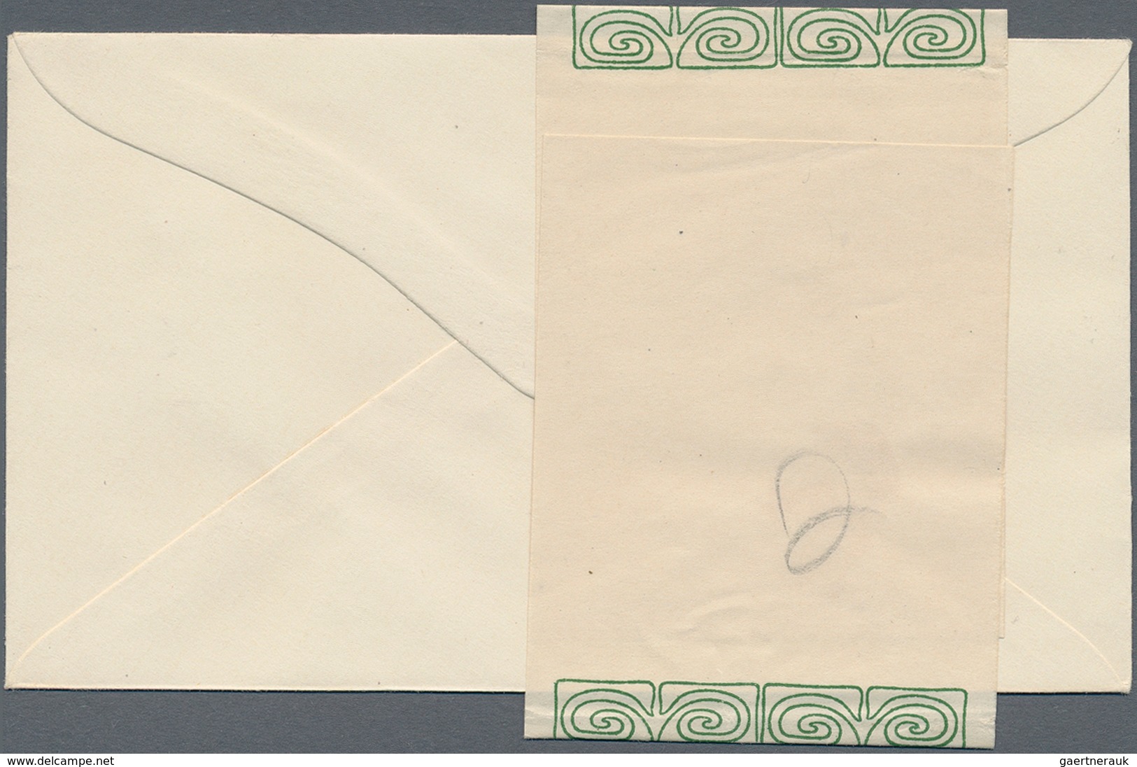 Irland - Ganzsachen: 1924/1925, 2 Pg Dark-green Postal Stationery Cover With Flap Cut Type III (mich - Ganzsachen